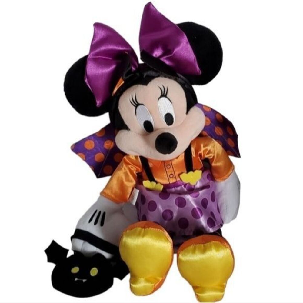 Disney Minnie Mouse Bat Costume Halloween Plush Plushy Plushie Stuffed Animal